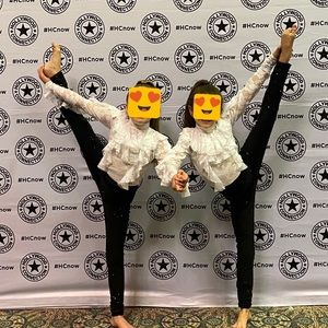 Weissman / Balera ruffle sequin costume.